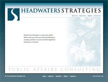 Tablet Screenshot of headwatersstrategies.com